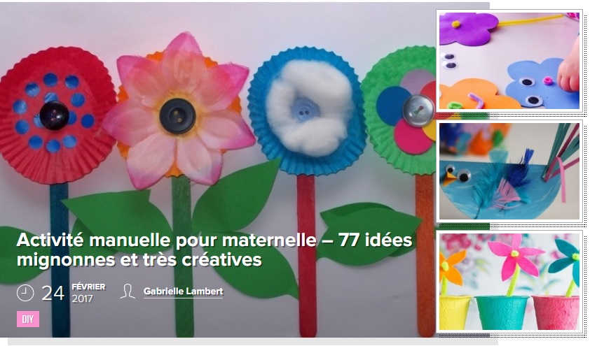 Bricolages de printemps, des bricolages à faire au printemps